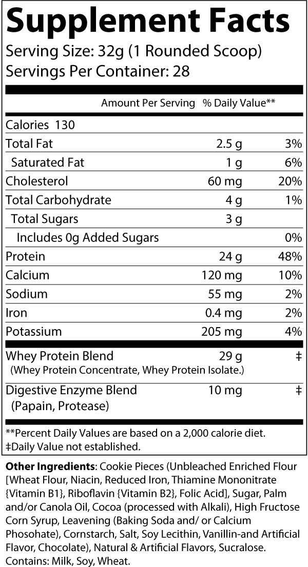 Whey (Cookies and Cream)